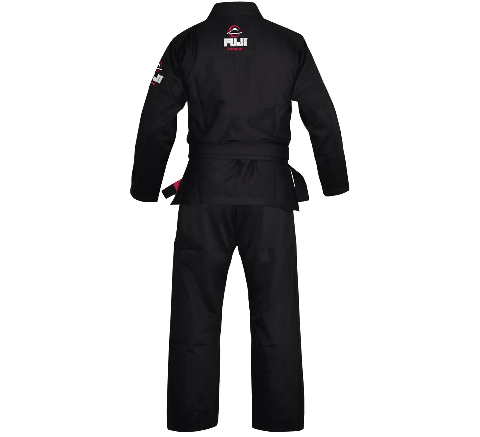 Lightweight Black BJJ Gi – Premium Pearl Weave Gi for Men – Fuji Jiu-Jitsu Gi with Rubberized Collar