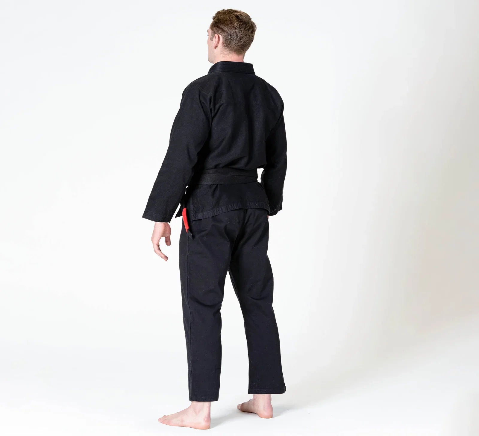 FUJI Sports IBJJF Competition Black BJJ Gi – 100% Cotton Pearl Weave Gi – Durable & Lightweight Gi for Men