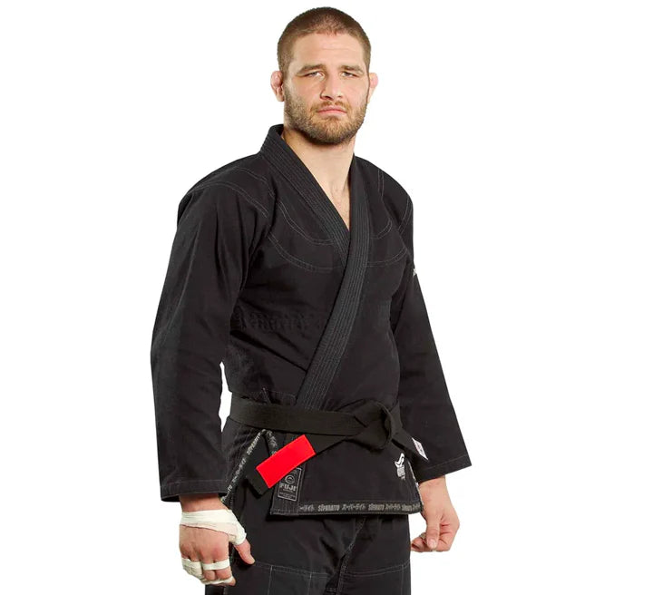 Fuji Suparaito Black Jiu Jitsu Gi – Ultra Lightweight 350g Pearl Weave Competition Gi