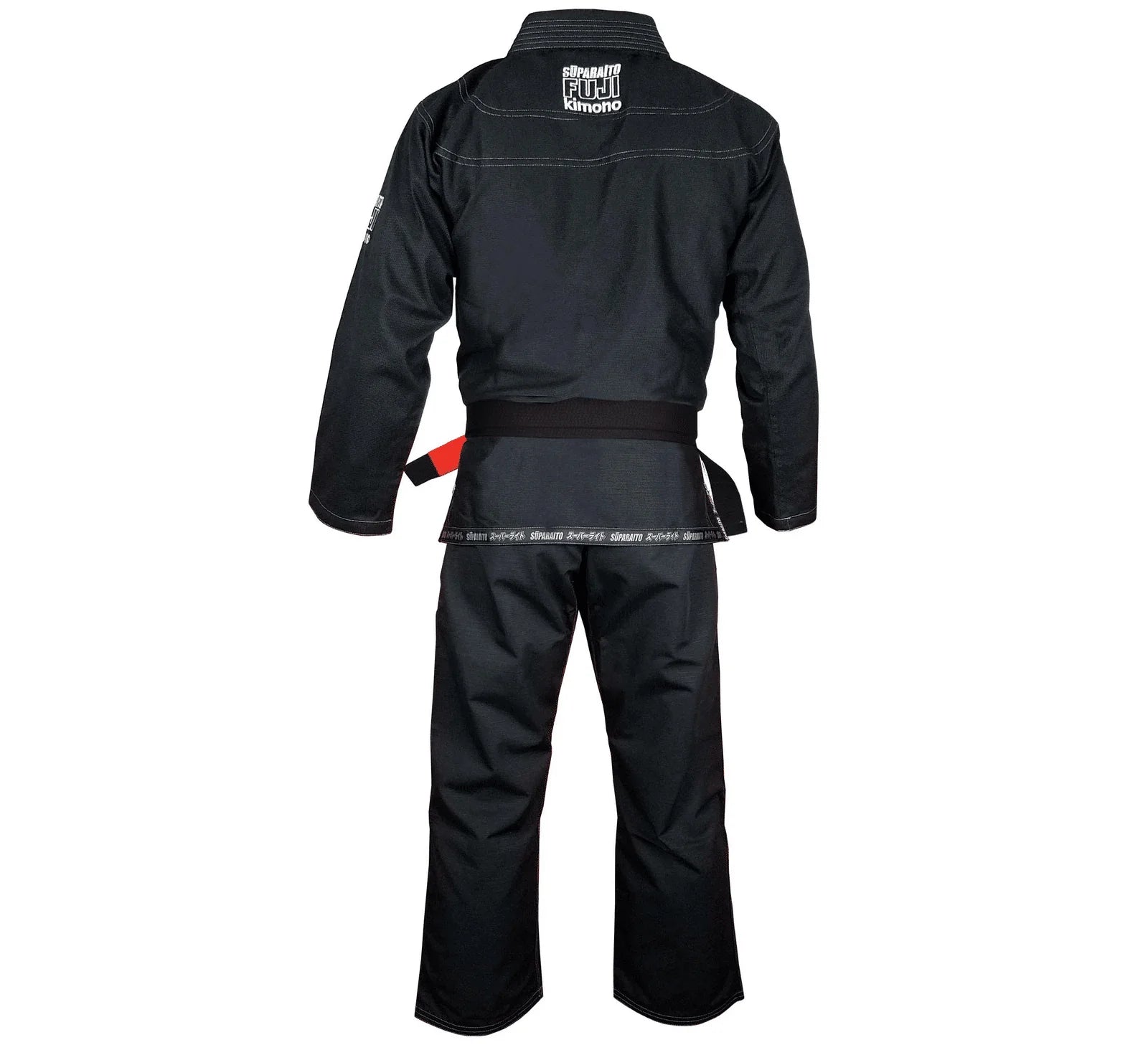 Fuji Suparaito Black Jiu Jitsu Gi – Ultra Lightweight 350g Pearl Weave Competition Gi
