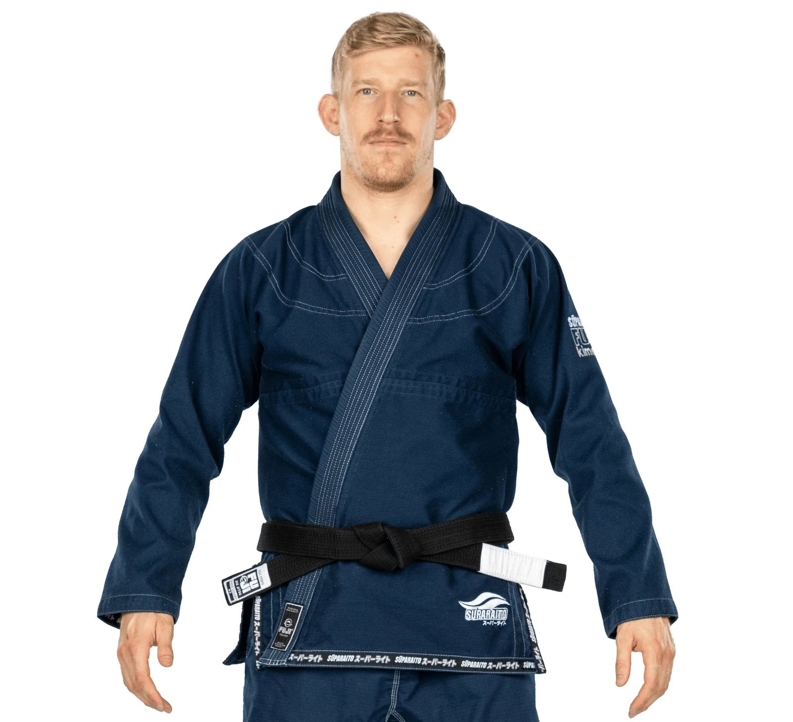 Fuji Suparaito Blue Jiu Jitsu Gi – Ultra Lightweight 350g Pearl Weave Competition Gi