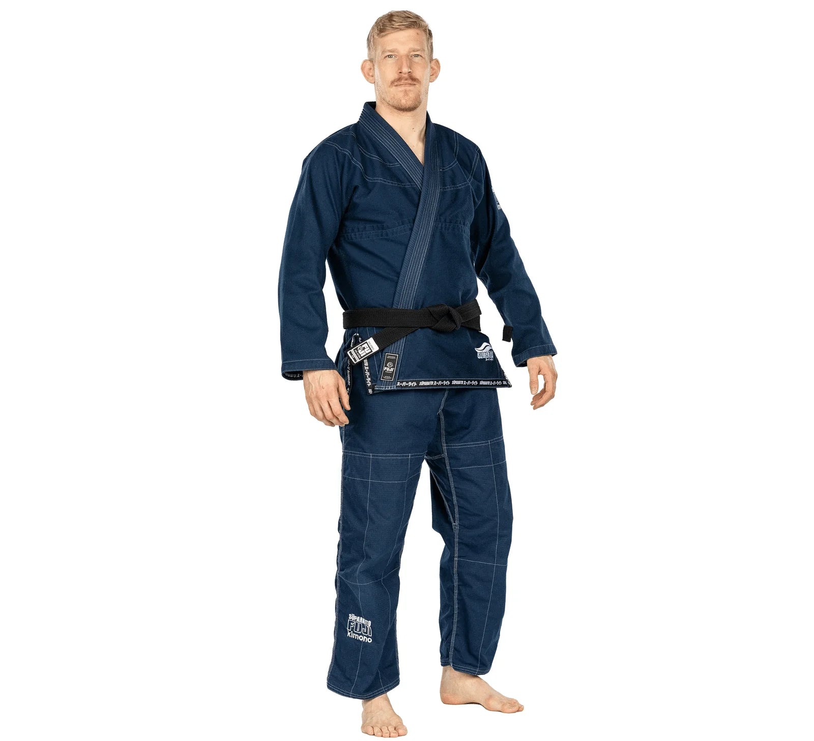 Fuji Suparaito Blue Jiu Jitsu Gi – Ultra Lightweight 350g Pearl Weave Competition Gi