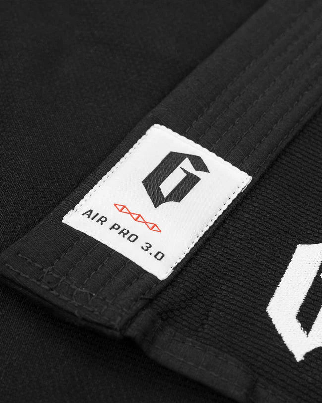 Air Pro 3.0 Black BJJ Gi – Ultra Lightweight Nano Pearl Weave Competition Gi