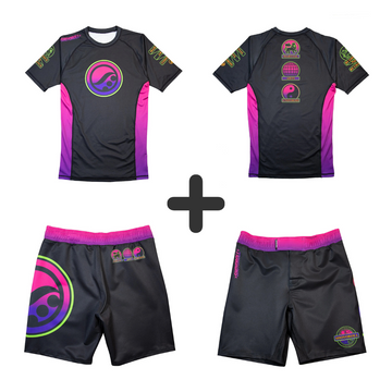 Shoyoroll Batch #143 Malibu Edition Rash Guard & MMA Shorts Set – BJJ & Grappling Training Gear
