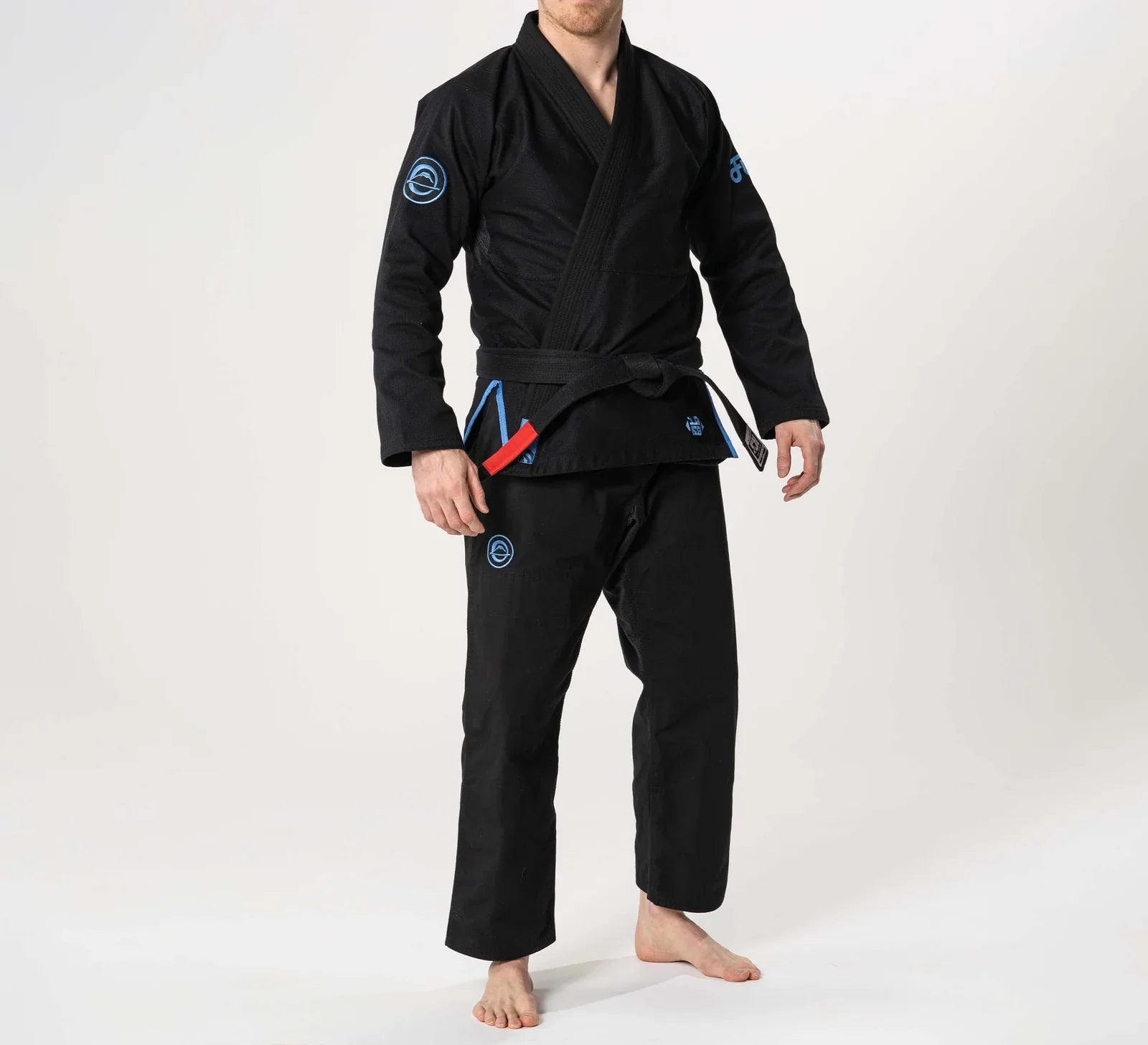 FUJI Flow-Tech Black BJJ Gi – Ultra Lightweight Breathable Jiu Jitsu Gi