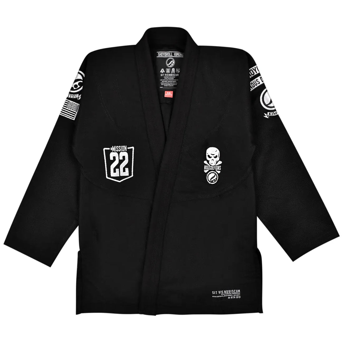 Shoyoroll Mission 22 Black BJJ Gi – Premium Pearl Weave Kimono / Batch 66