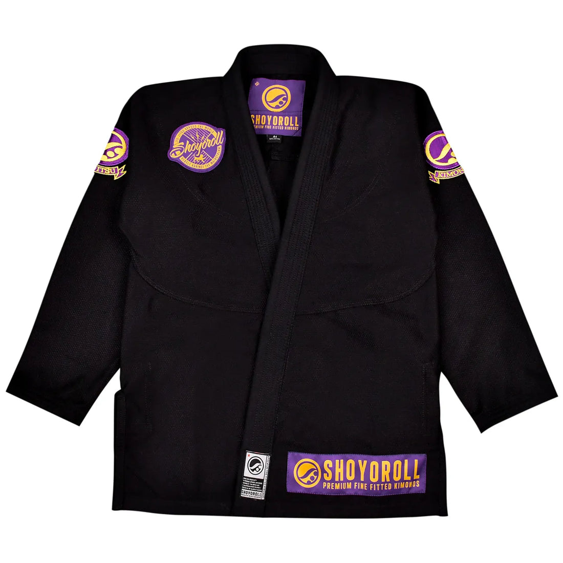 Shoyoroll Premium Black BJJ Gi – Pearl Weave Competition Kimono / Batch 83
