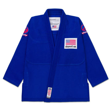 Shoyoroll Blue BJJ Gi – Premium Pearl Weave Competition Kimono / Batch 155