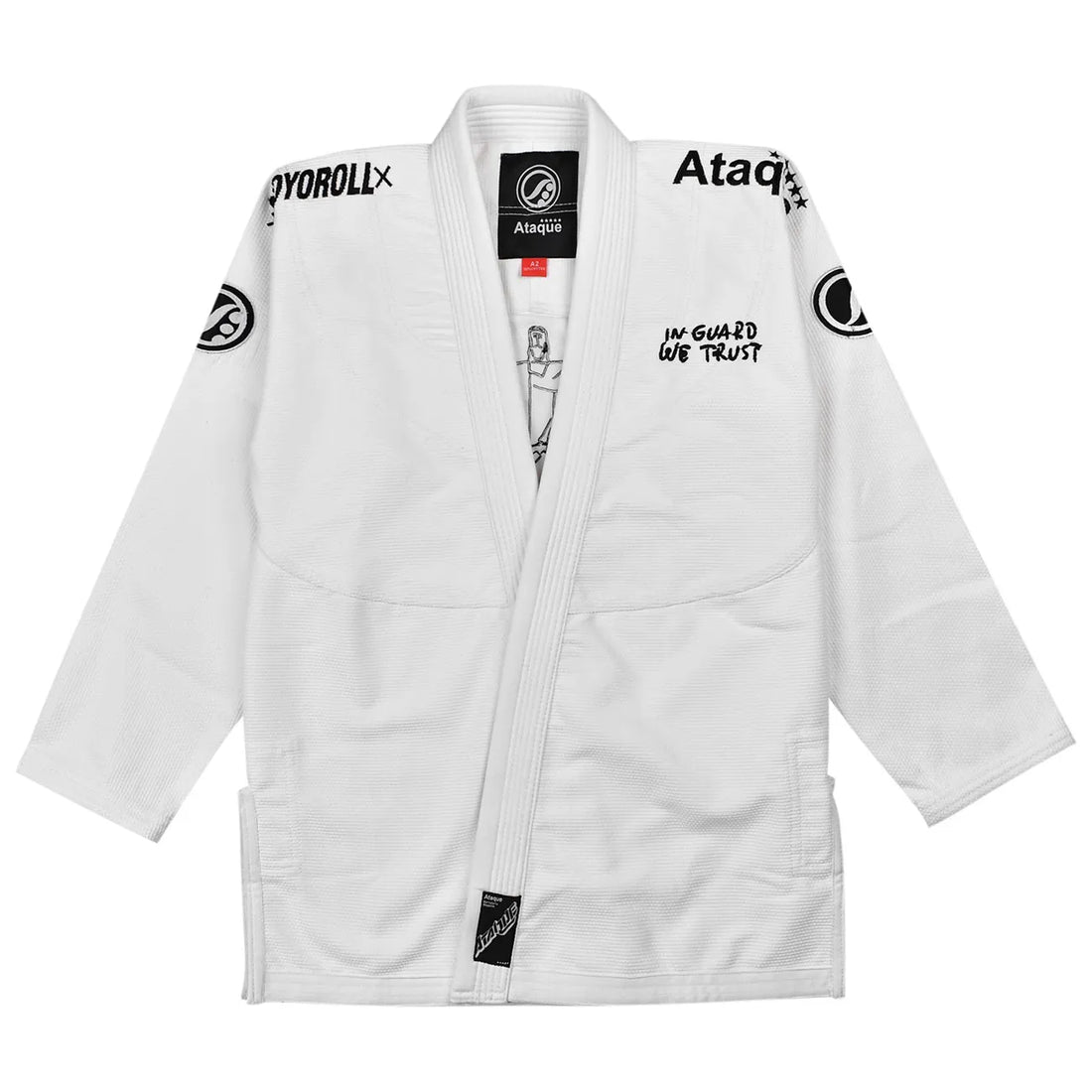 Shoyoroll Ataque White BJJ Gi – Premium Pearl Weave Competition Kimono / Batch 111