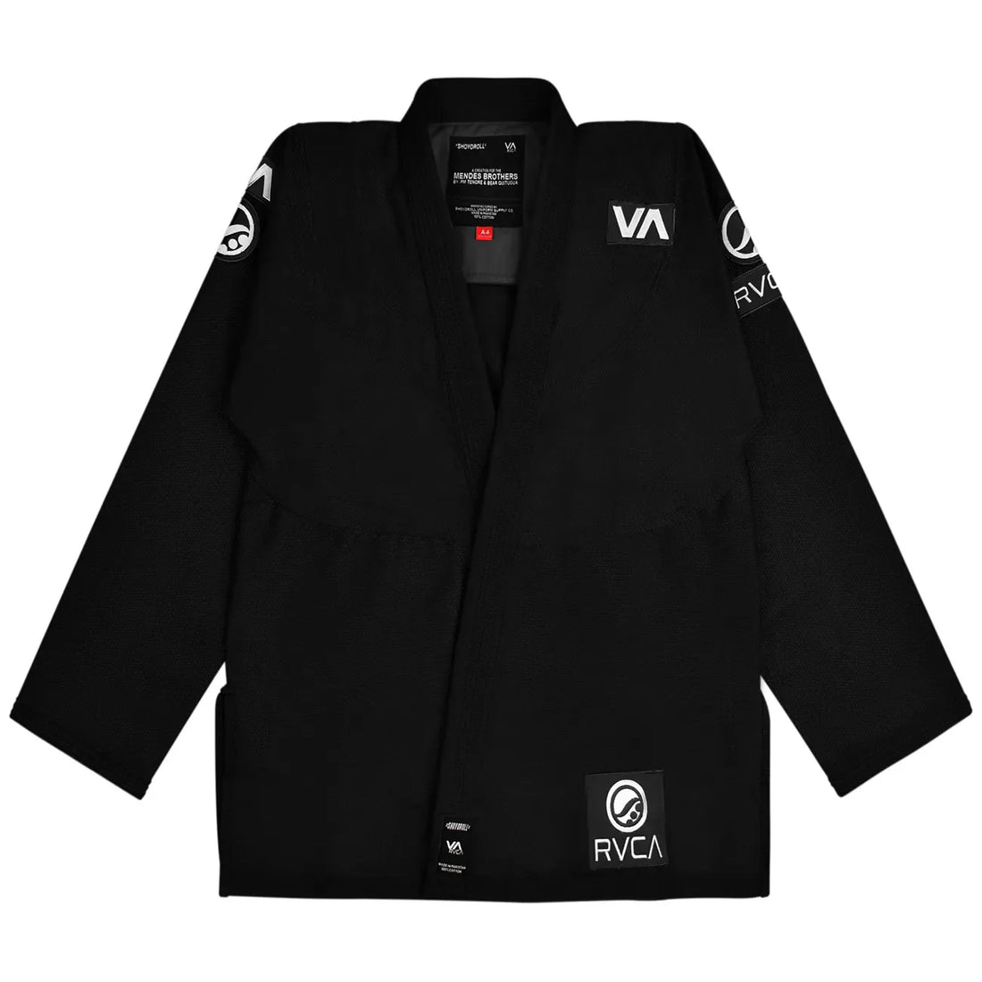 Shoyoroll RVCA Black BJJ Gi – Premium Pearl Weave Competition Kimono / Batch 60