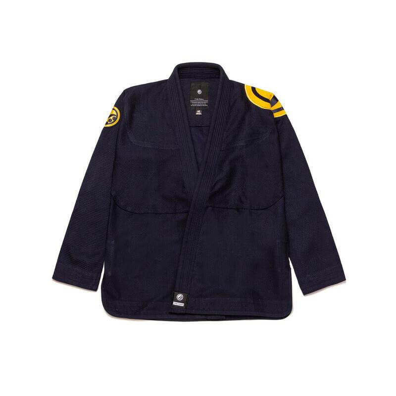 Black Pearl Weave BJJ Gi with 450 GSM Jacket & Reinforced Canvas Pants