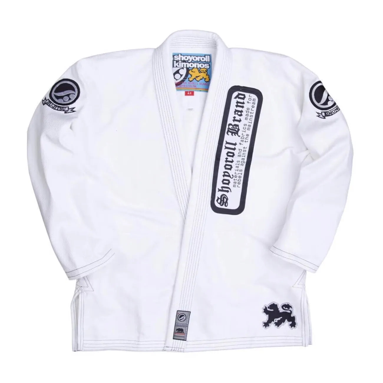 Shoyoroll White BJJ Gi – Premium Pearl Weave Competition Kimono / Batch 55