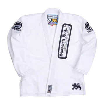 Shoyoroll White BJJ Gi – Premium Pearl Weave Competition Kimono / Batch 55