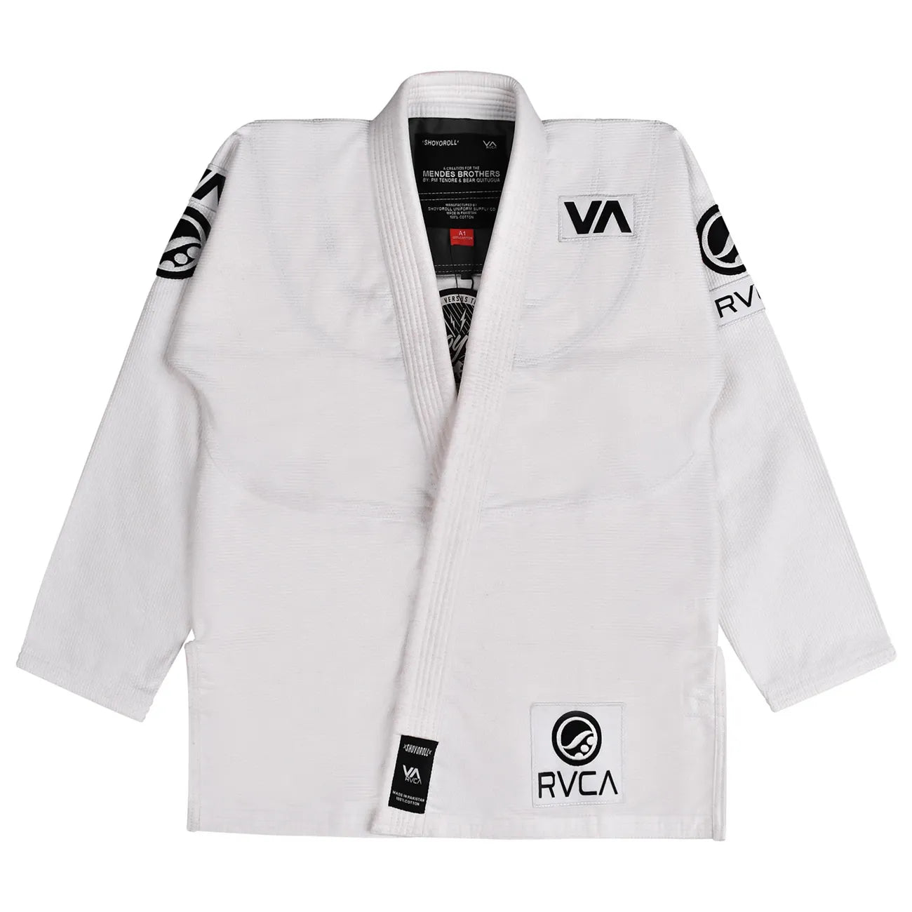 Shoyoroll RVCA White BJJ Gi – Premium Pearl Weave Competition Kimono
