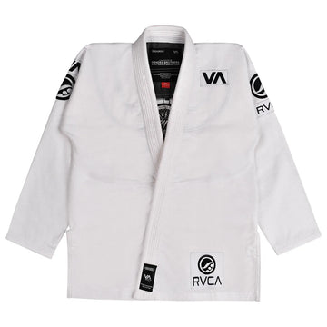 Shoyoroll RVCA White BJJ Gi – Premium Pearl Weave Competition Kimono