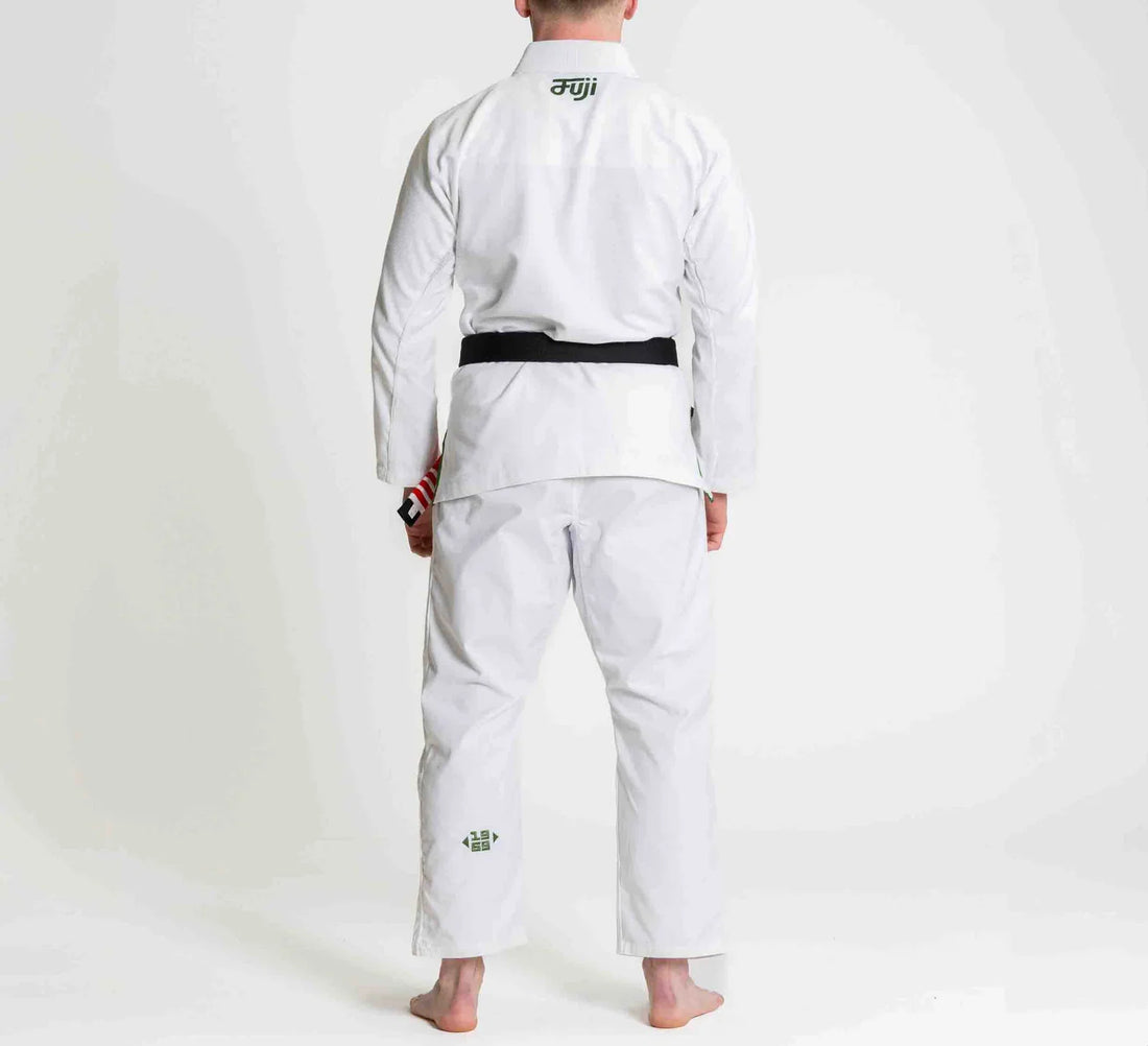 Flow-Tech Lightweight BJJ Gi White – Breathable Pearl Weave Jiu Jitsu Gi