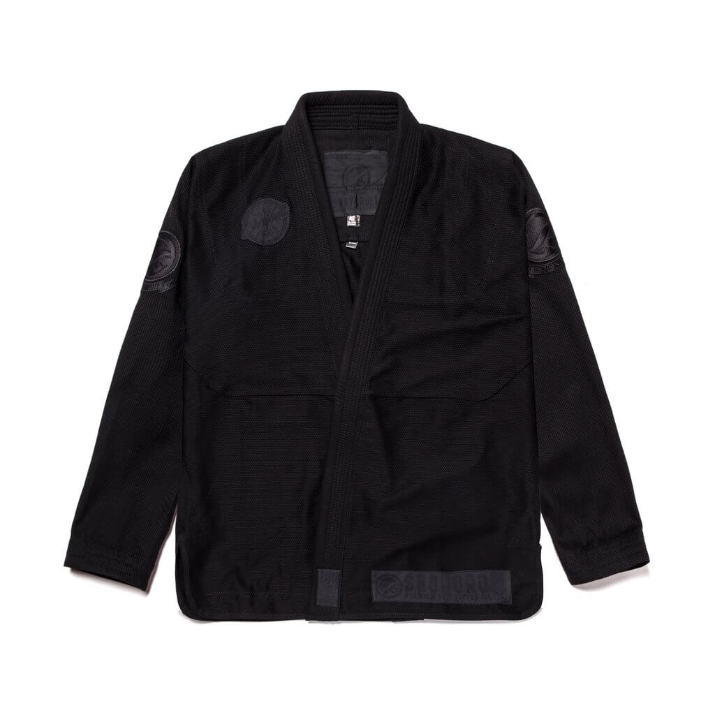 Premium Black BJJ Gi – 450 GSM Pearl Weave Lightweight Jiu Jitsu Uniform