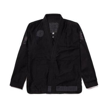 Premium Black BJJ Gi – 450 GSM Pearl Weave Lightweight Jiu Jitsu Uniform