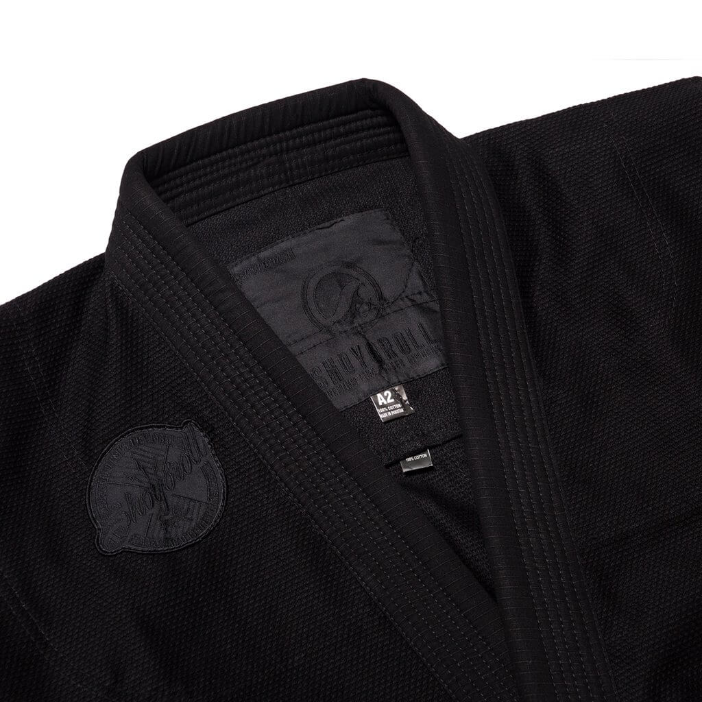 Premium Black BJJ Gi – 450 GSM Pearl Weave Lightweight Jiu Jitsu Uniform