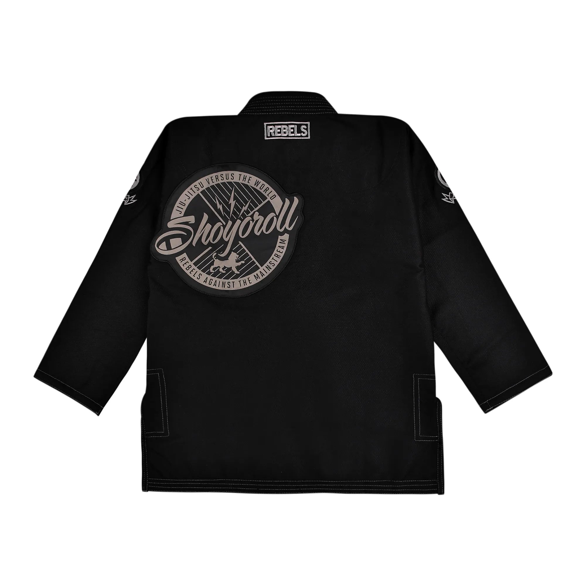 Shoyoroll Classic Black BJJ Gi – Rebel Division Pearl Weave Kimono / Batch 51