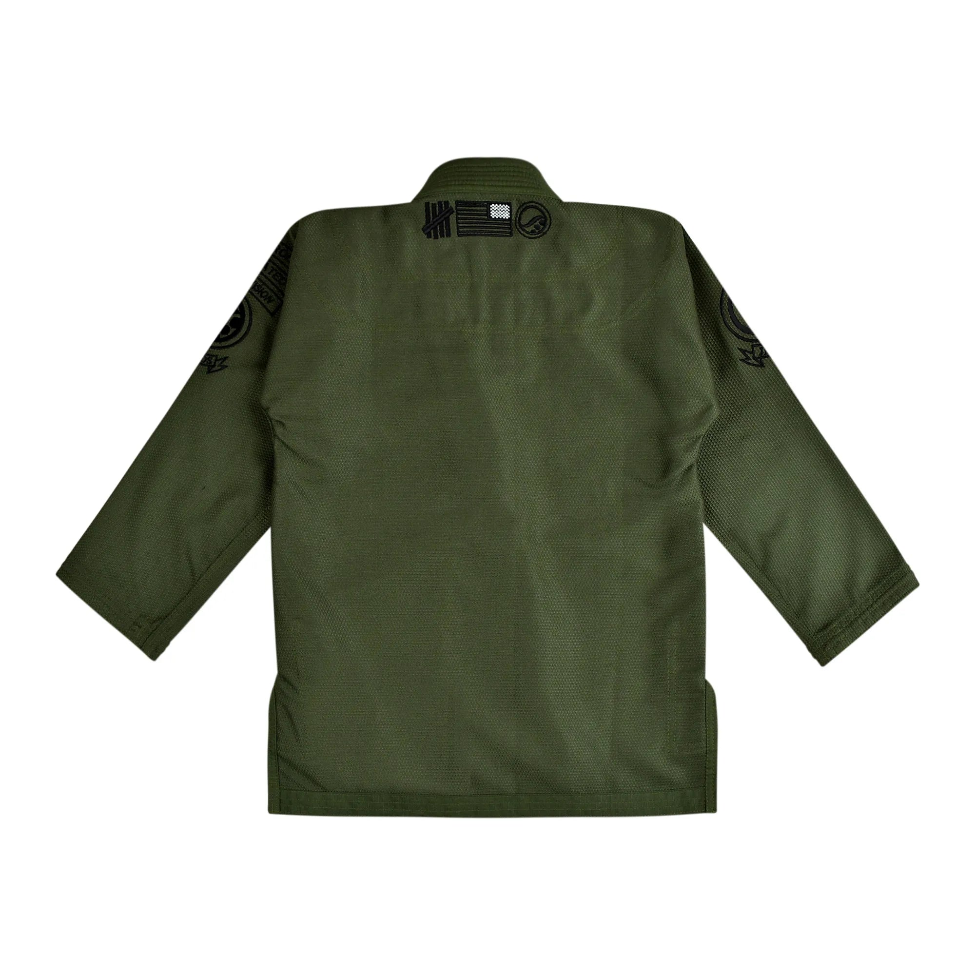 Shoyoroll Undefeated Olive Green BJJ Gi – Premium Pearl Weave Kimono / Batch 31