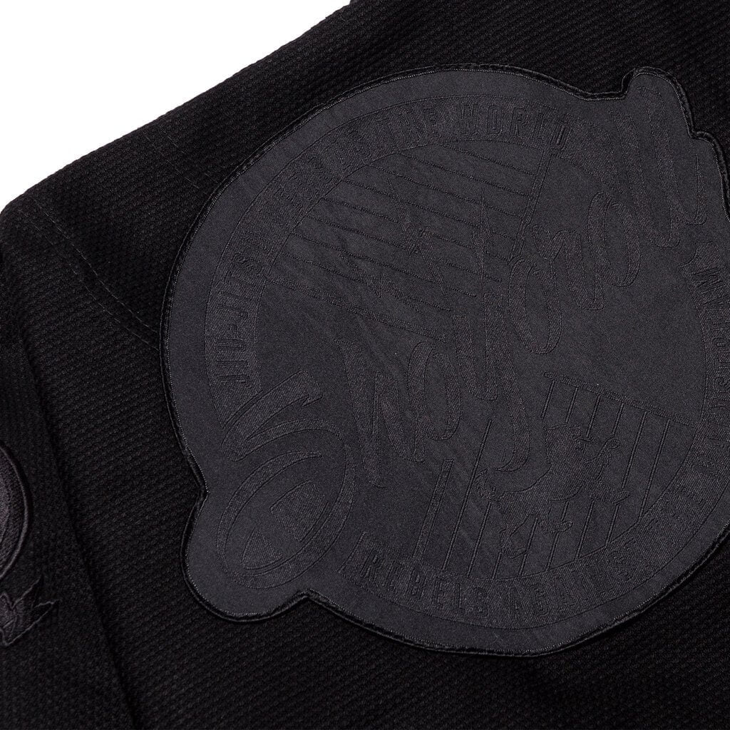 Premium Black BJJ Gi – 450 GSM Pearl Weave Lightweight Jiu Jitsu Uniform