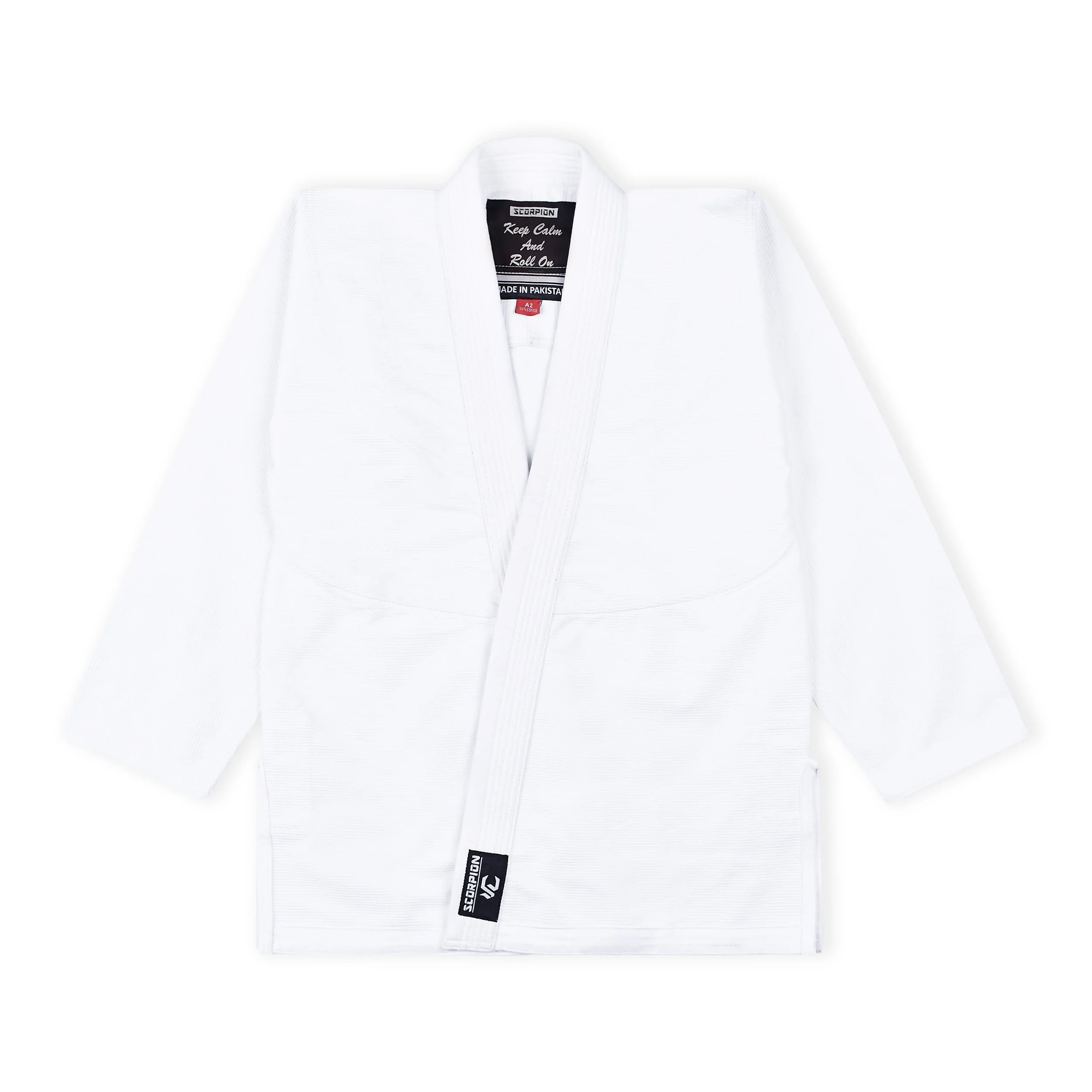 Scorpion Essential 1.0 White BJJ Gi – Lightweight Brazilian Jiu-Jitsu Uniform