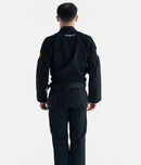 Featherlight Black Competition BJJ Gi – 380GSM Pearl Cross-Weave Ultra Lightweight Gi