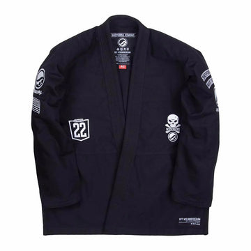 Black Premium BJJ Gi – 450 GSM Pearl Weave Brazilian Jiu Jitsu Uniform