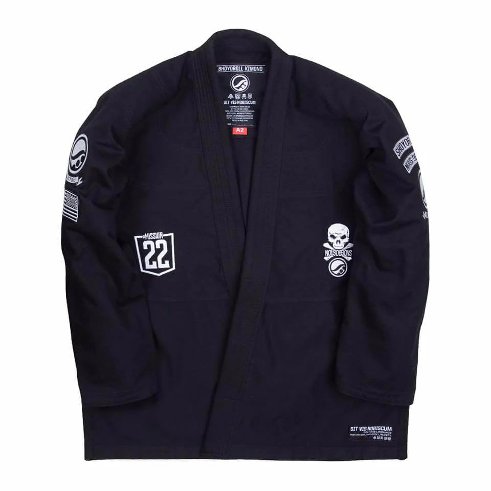 Black Premium BJJ Gi – 450 GSM Pearl Weave Brazilian Jiu Jitsu Uniform
