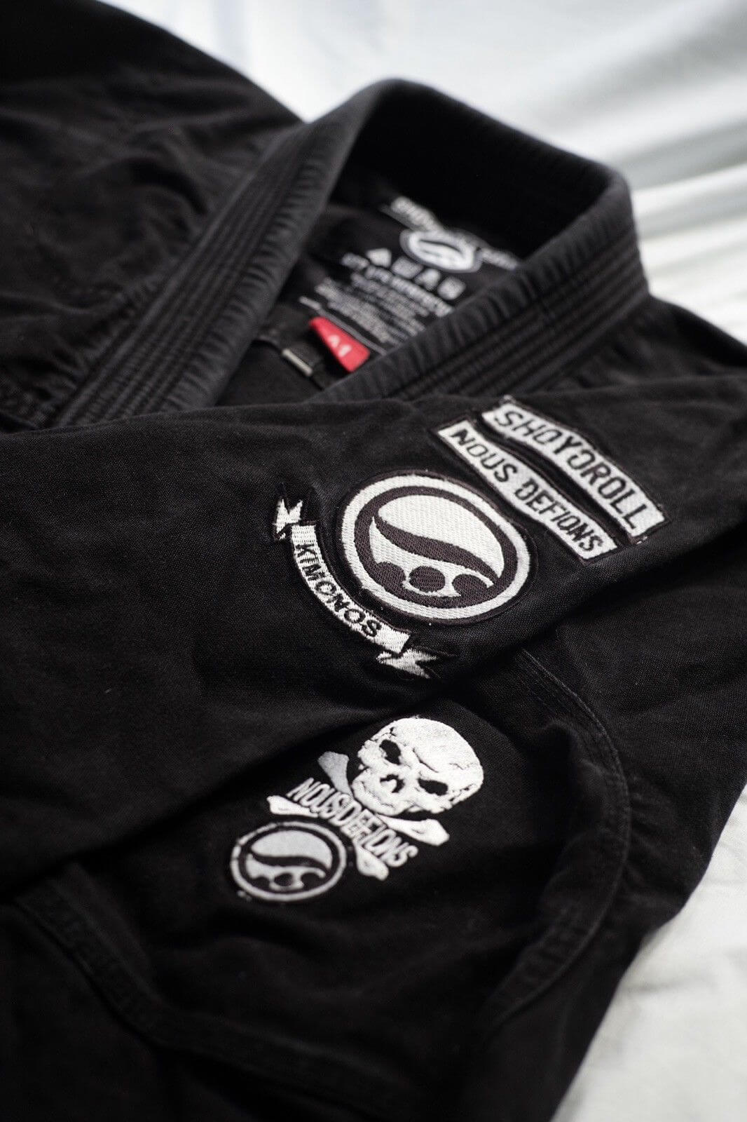 Black Premium BJJ Gi – 450 GSM Pearl Weave Brazilian Jiu Jitsu Uniform