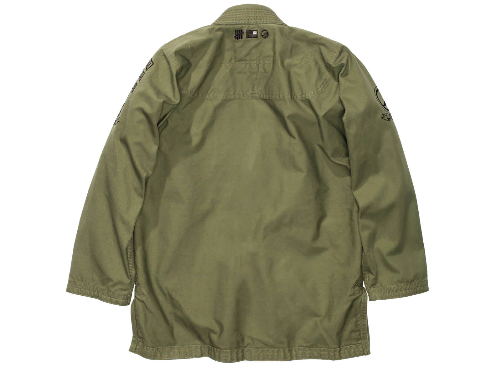 Olive Green Pearl Weave BJJ Gi – 450 GSM Lightweight Brazilian Jiu Jitsu Uniform