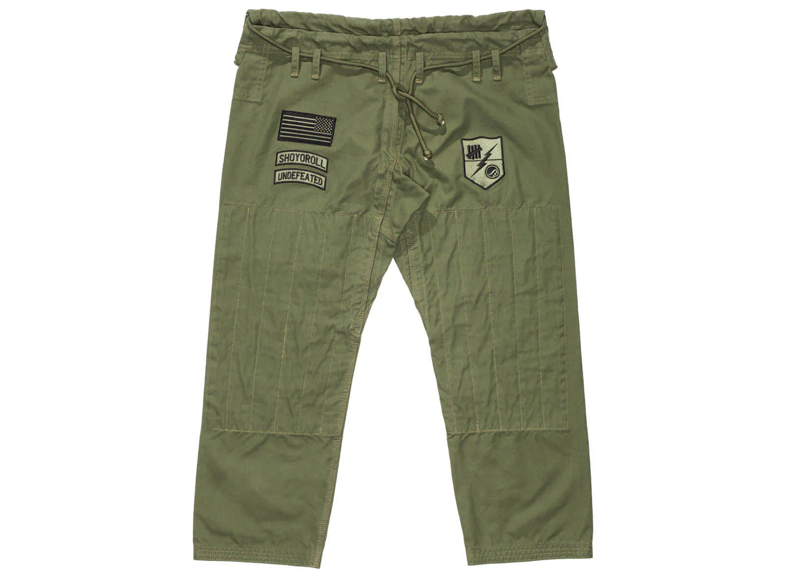 Olive Green Pearl Weave BJJ Gi – 450 GSM Lightweight Brazilian Jiu Jitsu Uniform