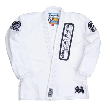 White Pearl Weave BJJ Gi – 450 GSM Lightweight Brazilian Jiu Jitsu Uniform