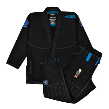 Shoyoroll Classic Black BJJ Gi – Premium Pearl Weave Competition Kimono / Batch q4