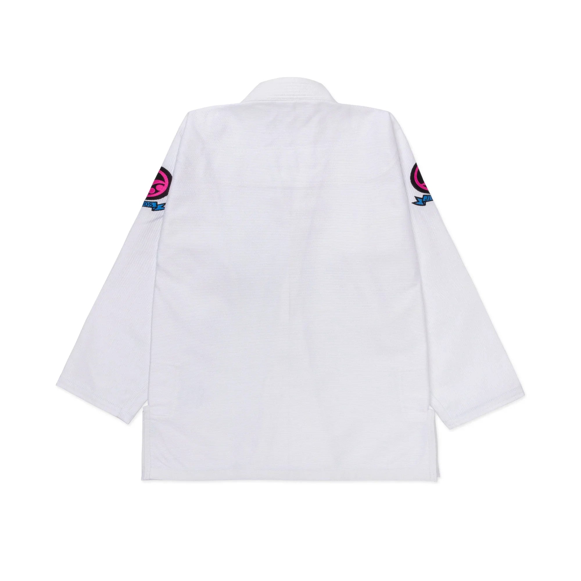 Premium White BJJ Gi – 450 GSM Pearl Weave Jacket with Ripstop Pants