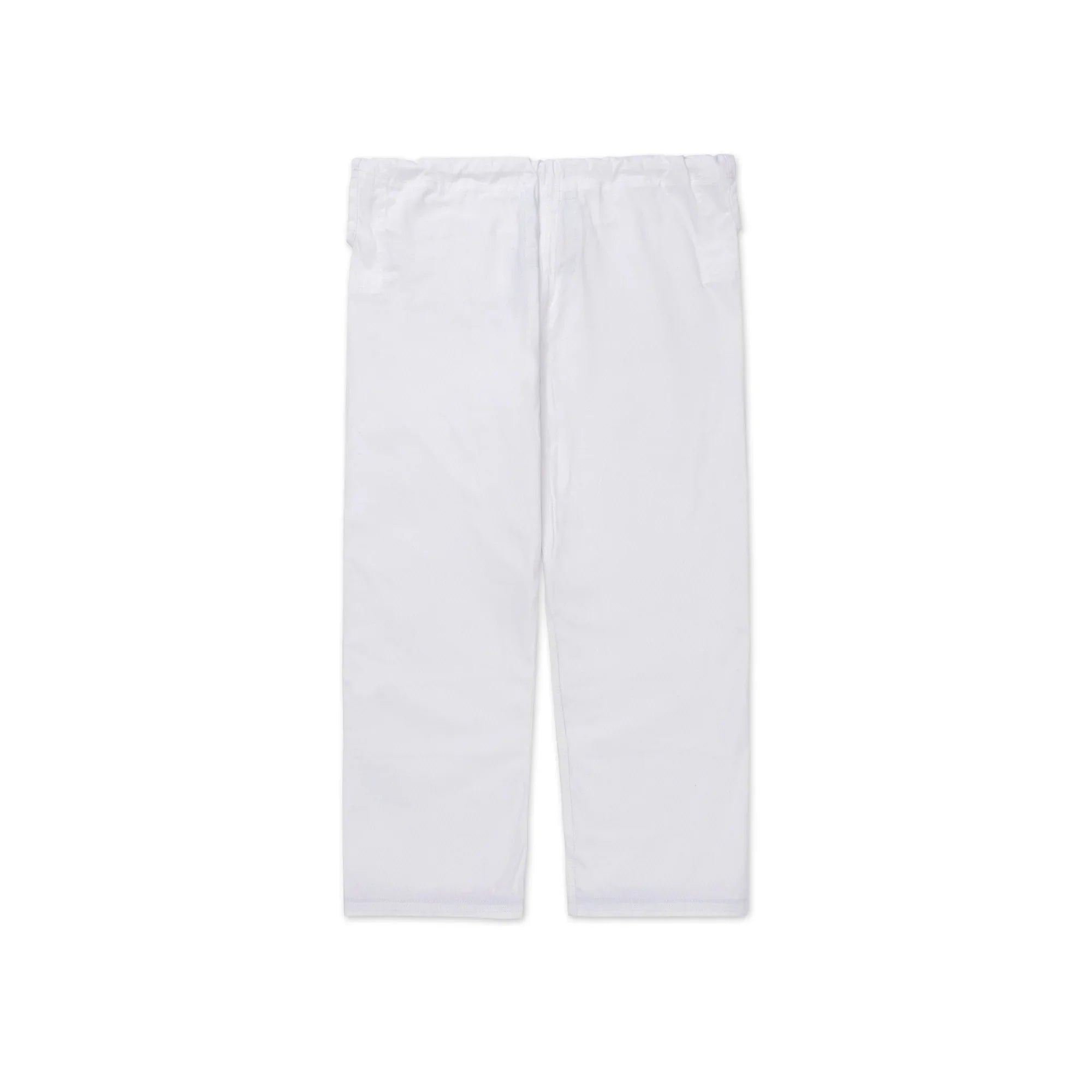 Premium White BJJ Gi – 450 GSM Pearl Weave Jacket with Ripstop Pants