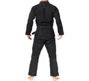 FUJI All Around Black BJJ Gi – Mid-Weight Traditional Weave Jiu Jitsu Gi