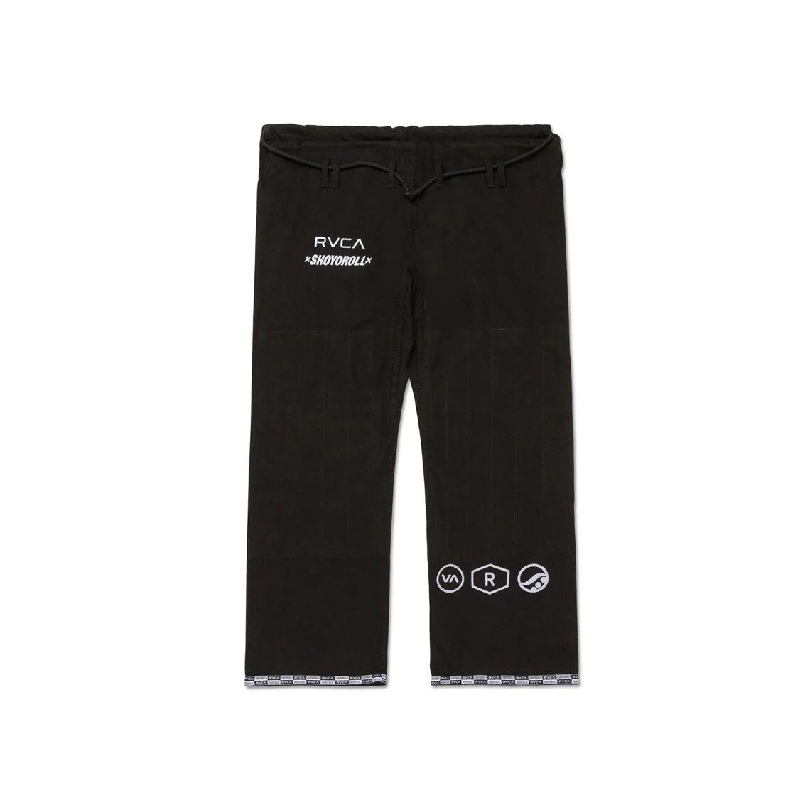 RVCA x Shoyoroll Black BJJ Gi – 450 GSM Pearl Weave Competition Jiu Jitsu Uniform